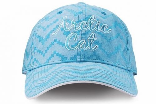 Arctic cat women&#039;s chevron relaxed fit hat / cap - aqua blue 5263-086