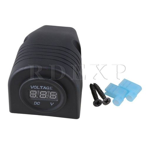 Dc12-24v #3 panel red led display digital voltmeter