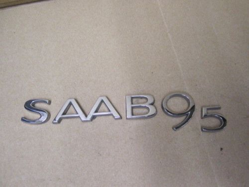 Saab 9 5 saab 9-5 99-05 1999-2005 trunk lid emblem ornament " saab 9 5 "