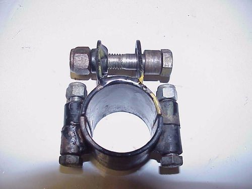 Steel 1-3/4" round shock mount clamp bracket j12 imca ump wissota modified