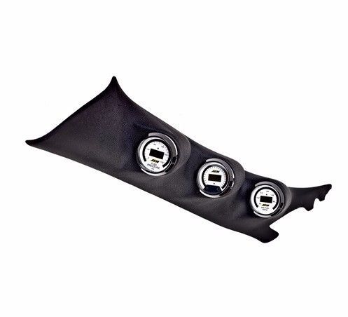 08-14 dodge challenger new razors edge front triple gauge pillar pod black