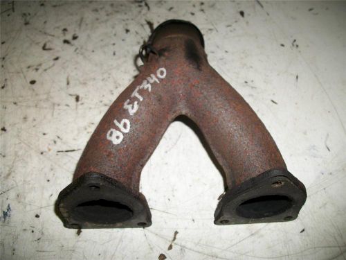 86 yamaha enticer et 340 exhaust header y pipe ii