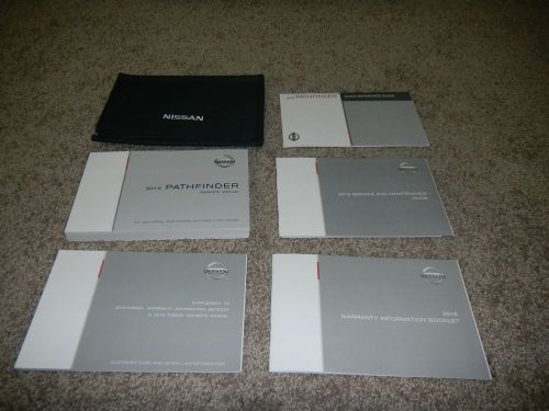 2016 nissan pathfinder owners manual set with free shipping