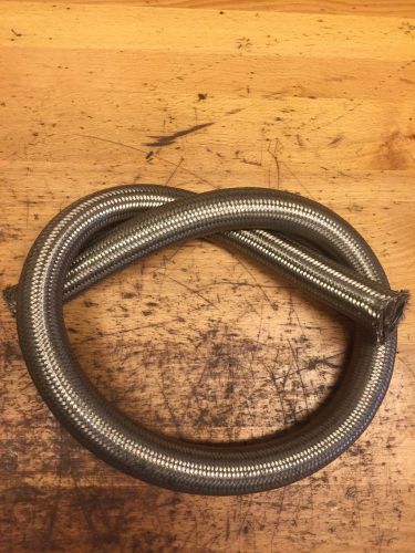 An 16 stainless steel braided wire hose 37 1/2&#034; nascar race car arca late model