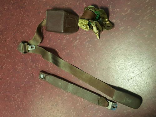 73-87 chevy gmc seat belt oem gm military cucv brown (rare) 81-87 pass side!