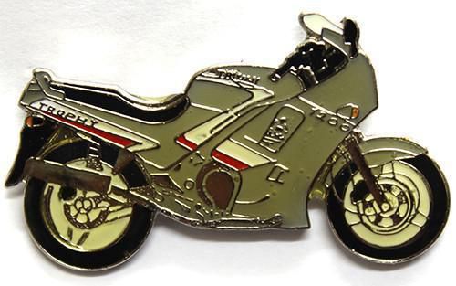 Triumph trophy 1200 motorcycle enamel collector pin badge from fat skeleton