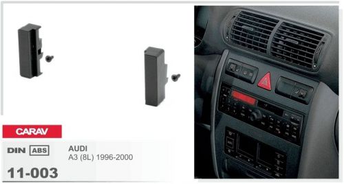 Carav 11-003 1-din side brackets car audio installation kit audi a3 (8l) 1996-00