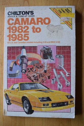 Chilton camaro 1982-1985 repair tune-up book used