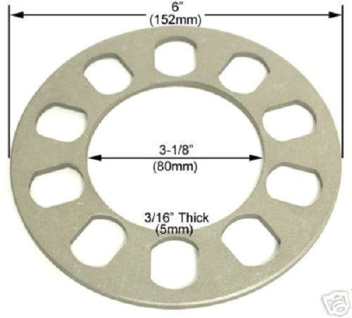 2 pc chevy camaro wheel spacers 5 lug 3/16&#034; inch thick # ap-606