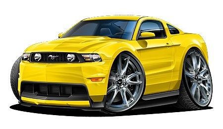 2012 - 2013 ford mustang wall graphic vinyl decal man cave garage art truck 4x4