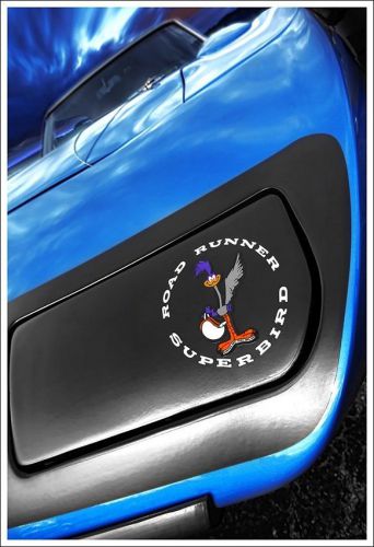 1970 plymouth road runner superbird photo print 13x19 mancave art 426 hemi 440