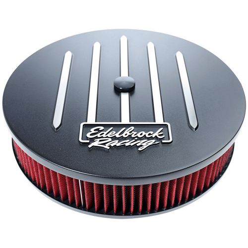 Edelbrock 41663 mustang air cleaner and base 14&#034; round black