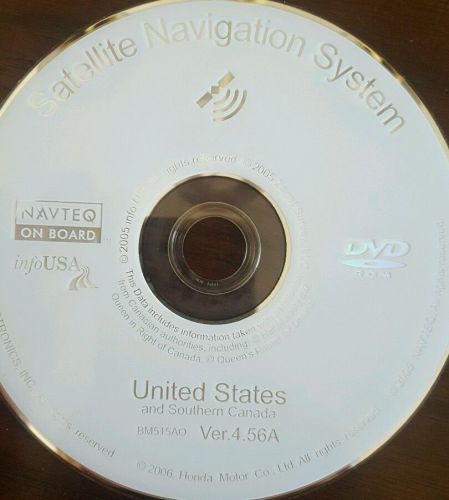 2007 2008 acura rdx turbo 4wd gps navigation white dvd map v4.56a north america