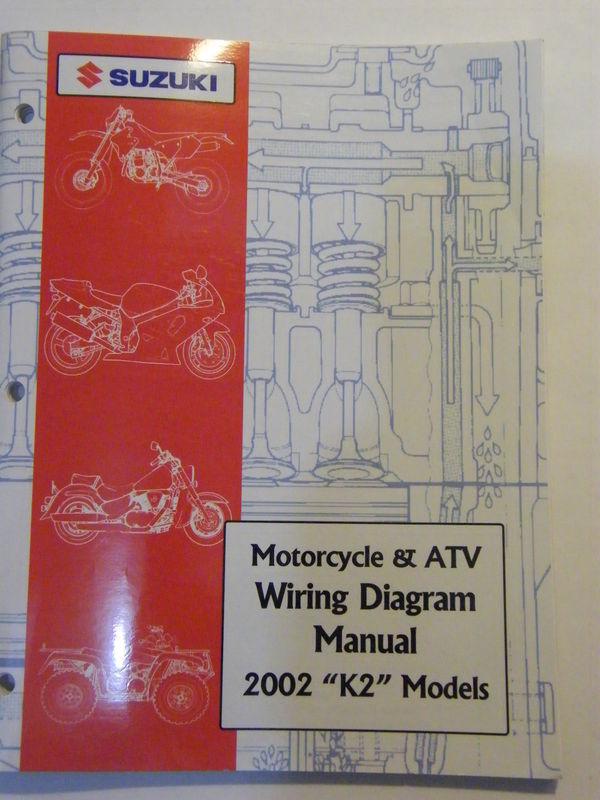  new 2002 suzuki motorcycle & atv wiring diagram k2 models manual