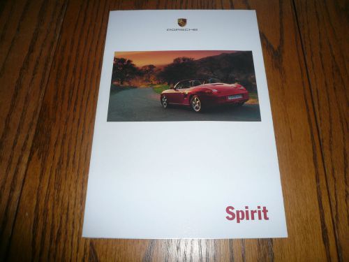 2000 porsche 911 carrera 4 cabriolet boxter sales brochure poster