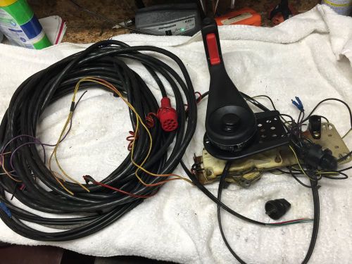 Omc johnson evinrude control box (tilt&amp;trim)/ 15' cables/dash mount key&amp;wiring