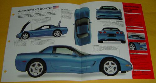 1999 chevrolet corvette hardtop 5.7 350 ci 345 hp imp info/specs/photo 15x9