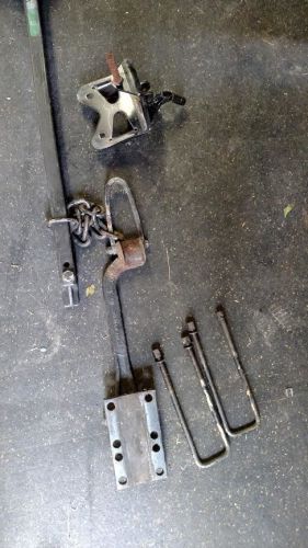 Reece dual cam weight distribution and sway bars