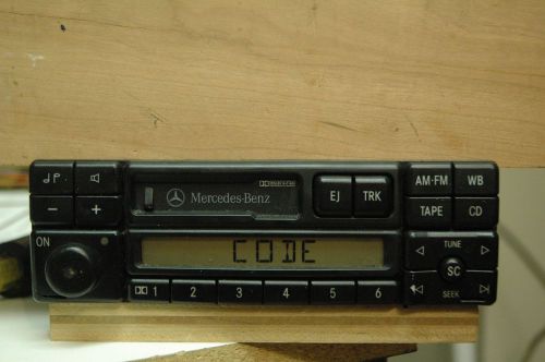 Mercedes becker be1692 radio and cassette player with code
