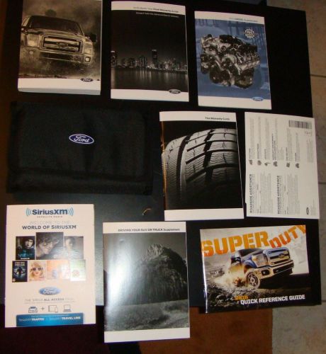 2016 ford f250 f350 f450  series owners manual diesel super duty power stroke