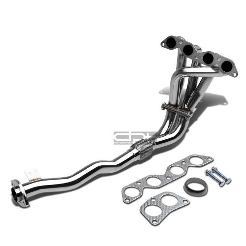 Toyota corolla e100/ae101 4a-fe 1.6 stainless steel exhaust chrome header+gasket