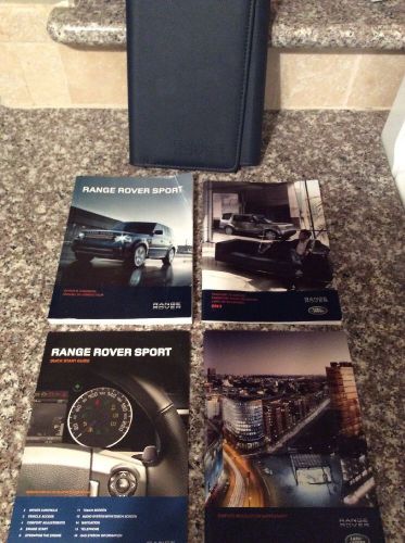 2013 land rover range rover sport owners manual operators guide handbooks oem
