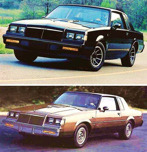 1985 buick brochure-regal grand national--regal t-type--riviera-century-park ave