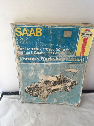 Saab 99 shop manual