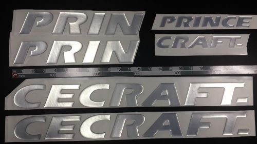 Princecraft boats emblem 33" epoxy stickers resistant to mechanical shocks