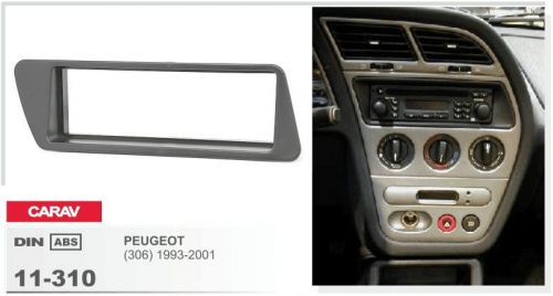 Carav 11-310 car radio stereo face facia surround trim kit for peugeot (306)