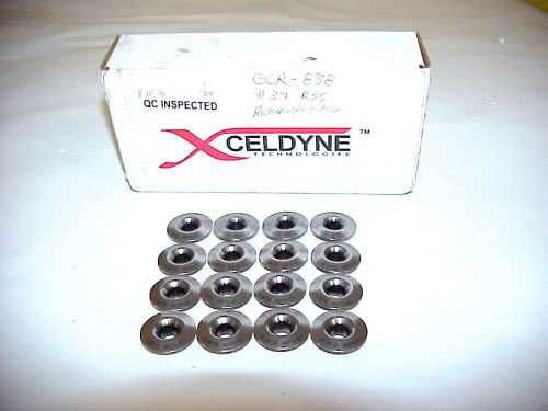 16 xceldyne valve spring retainers 1.170&#034; od nascar xfinity for mini top locks