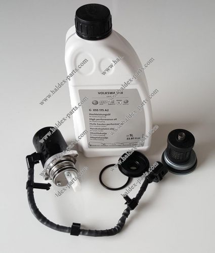 0av598549a haldex precharge cargo pump set + oil + filter audi vw golf seat skod
