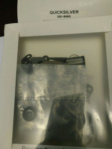 Mercruiser carb rebulid 2bbl 50-766-4 quick silver 3302-804845/pump kit 33029655