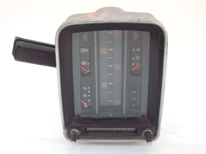 Instrument cluster, used, 1965 mercedes-benz 190d w110