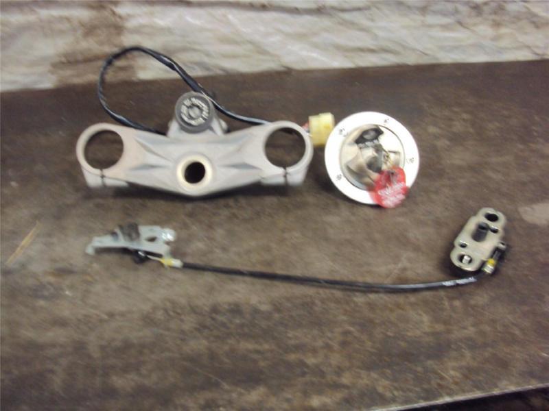 2007 07 kawasaki zx6r zx-6r ninja zx6 07-08 lock set