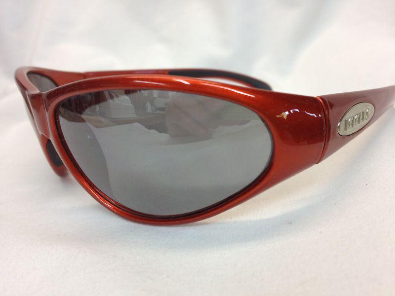 New icicles eyewear orange/silver mirror sunglasses motorcycle pilot shape rider