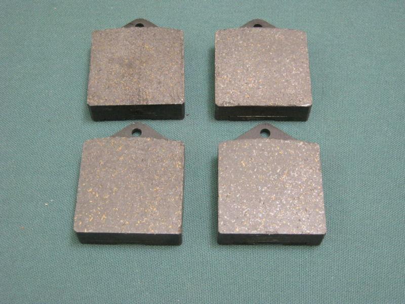 Nos jaguar metallic disc brake pads axle set of 4 10103 vbno9747/n f/r 3.4s 3.8s