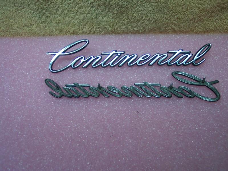 1972-76 continental emblem for quarter panel