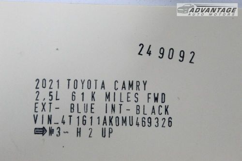 2021-2022 toyota camry 2.5l exhaust gas recirculation egr cooler w/ hose oem