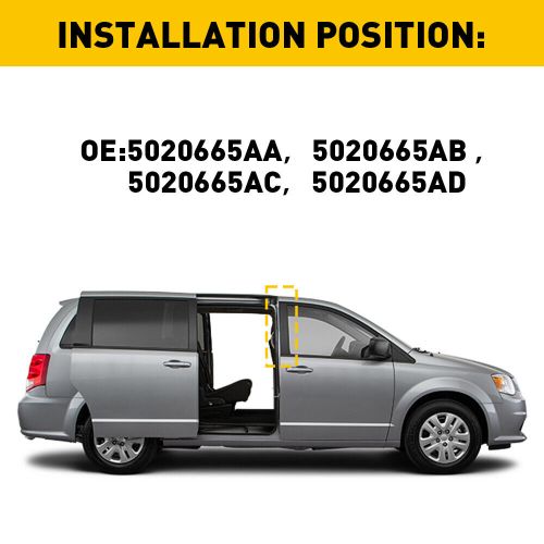 2SET Front Door B Pillar Applique Right 5020665AA For Town Country Grand Caravan, US $24.19, image 7