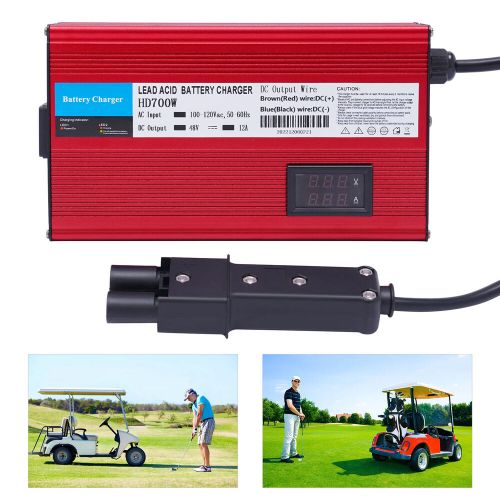 48V 2 Pin Batteries Charging Device Golf Cart Charger Electric Motorbikes 700W, US $90.44, image 9