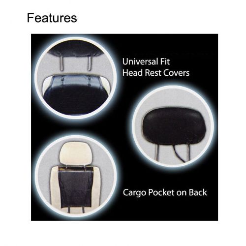 Brand New Synthetic Leather Sideless Car Truck Front Seat Cover For Nissan, US $37.82, image 2