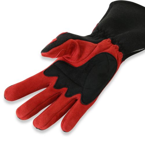 RaceQuip 358 Series 2 Layer Nomex Long Gauntlet Race Gloves Red/Black - Large, US $89.95, image 4