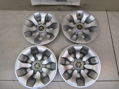 Yamaha 8" hub caps ! club car ezgo wheel cover golf cart oem rim stock set of 4
