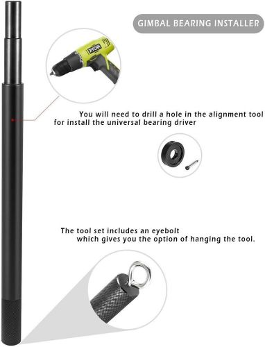 Gimbal Bearing Puller +Alignment & Hinge Pin Tool Kit for Mercruiser Alpha Bravo, US $114.00, image 11