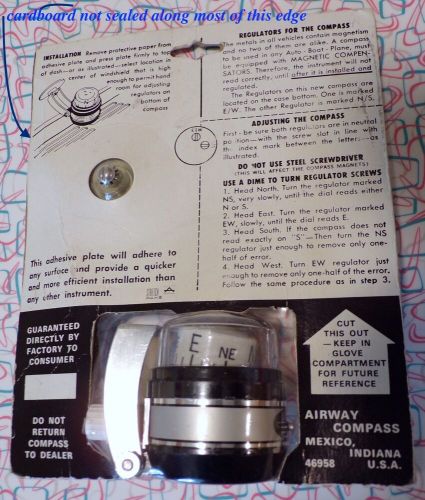 Vintage AIR WAY COMPASS Model 592 in ts Packaging, US $64.95, image 5