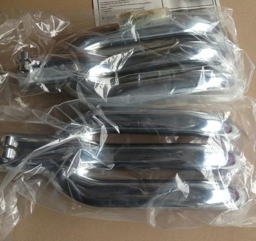Gl1500 goldwing chrome triple turn down exhaust extensions gl 1500 "88-97"~nib