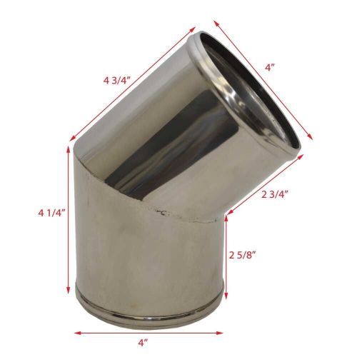 Corsa Boat Exhaust Elbow 11931U | Sea Ray 135 Degree 4 Inch Stainless, US $114.65, image 4