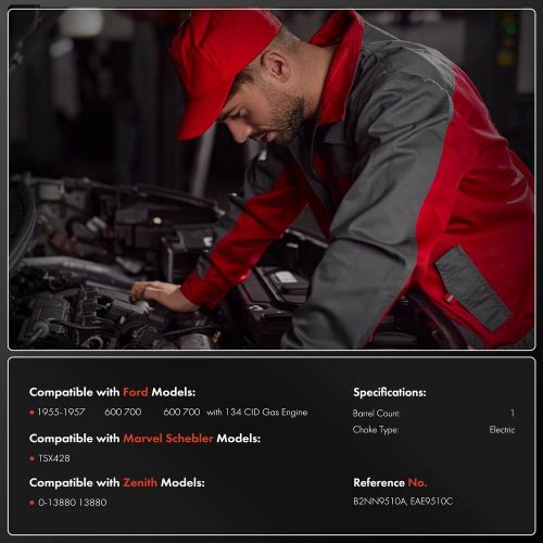 1 Barrel Carburetor for Ford tractor models 600 700 series W/134 CID Gas Engines, US $45.99, image 7