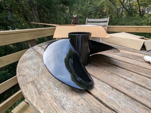 Volvo Penta 15 x15 LH DuoProp Aluminum Propeller 853611-2 NIB, US $177.96, image 2